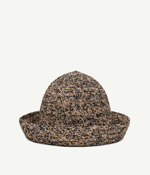 Melange Monogram-Embellished Bucket Hat