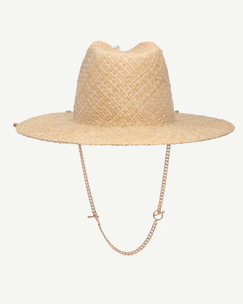 CHAIN STRAP FEDORA HAT