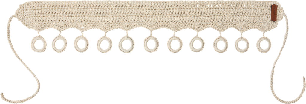CINTURON TEJIDO BLANCO