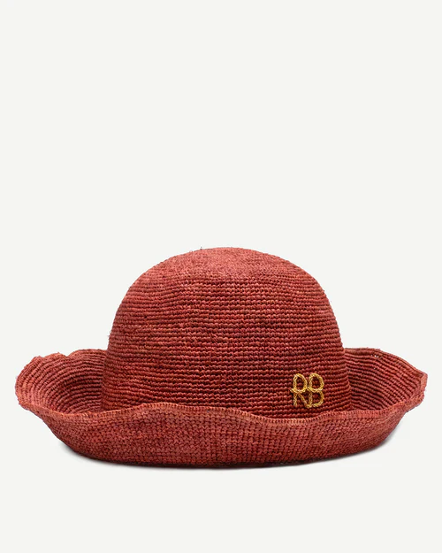MONOGRAM-EMBELLISHED BUCKET HAT
