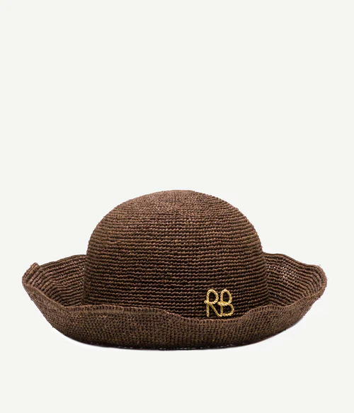 MONOGRAM-EMBELLISHED BUCKET HAT