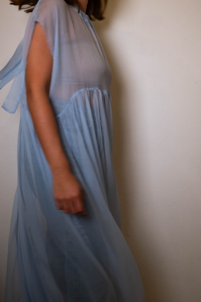 [HBA2296] VESTIDO PLIEGUE