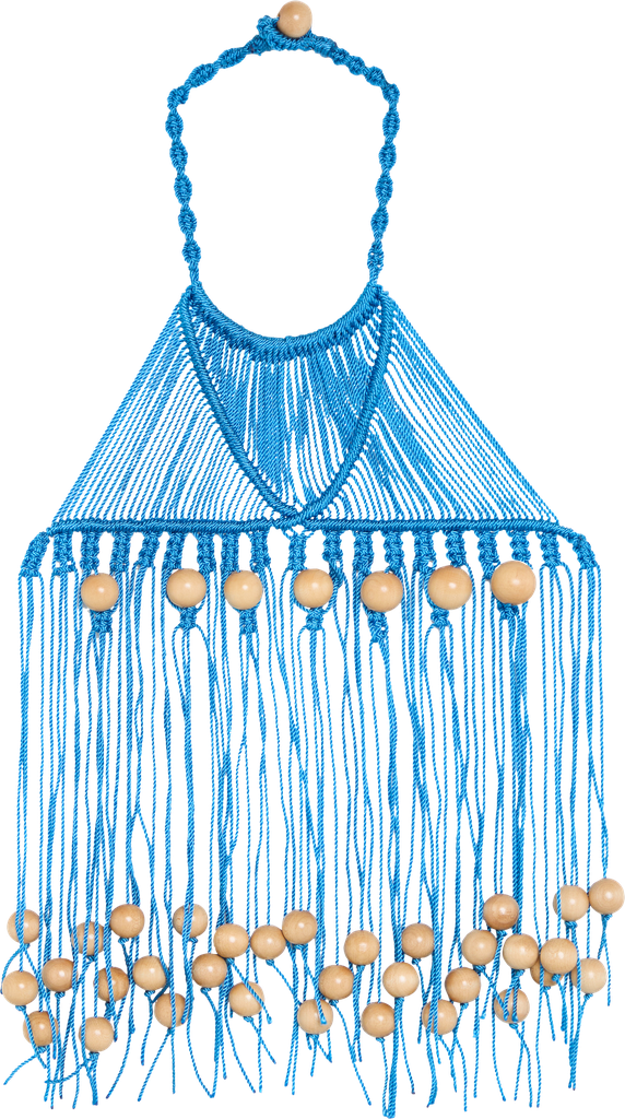 [HPA2670] PECHERA TEJIDA TURQUESA