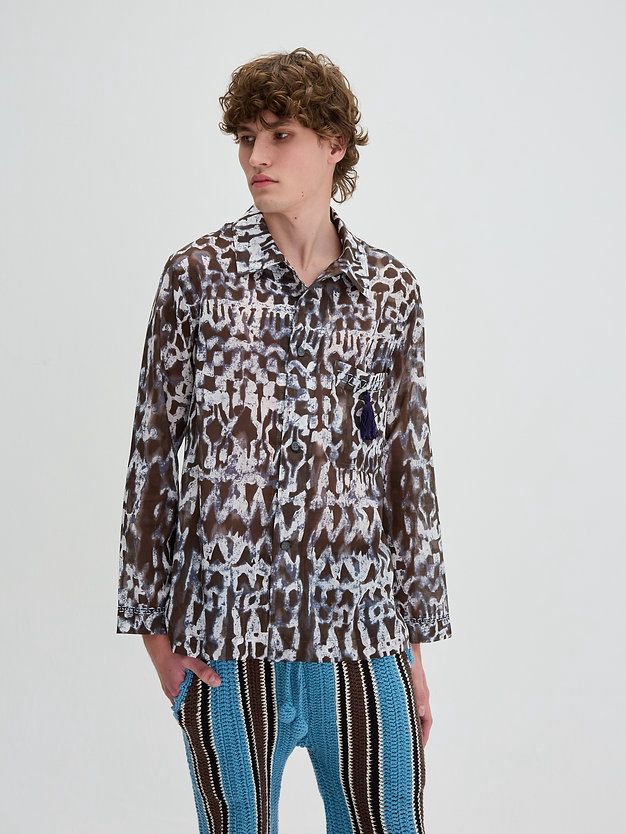 [HC2627] MARGA ABSTRACT SHIRT