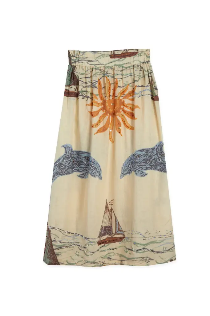 [HVK2733] AZURAL SKIRT