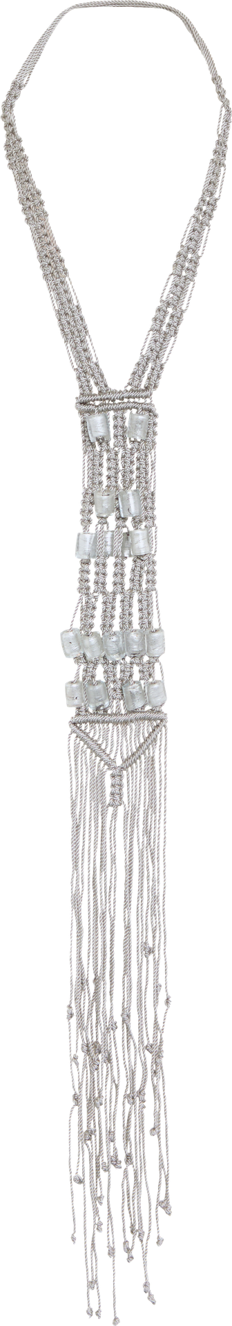 COLLAR VITRO PLATA