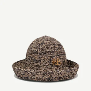 Melange Monogram-Embellished Bucket Hat
