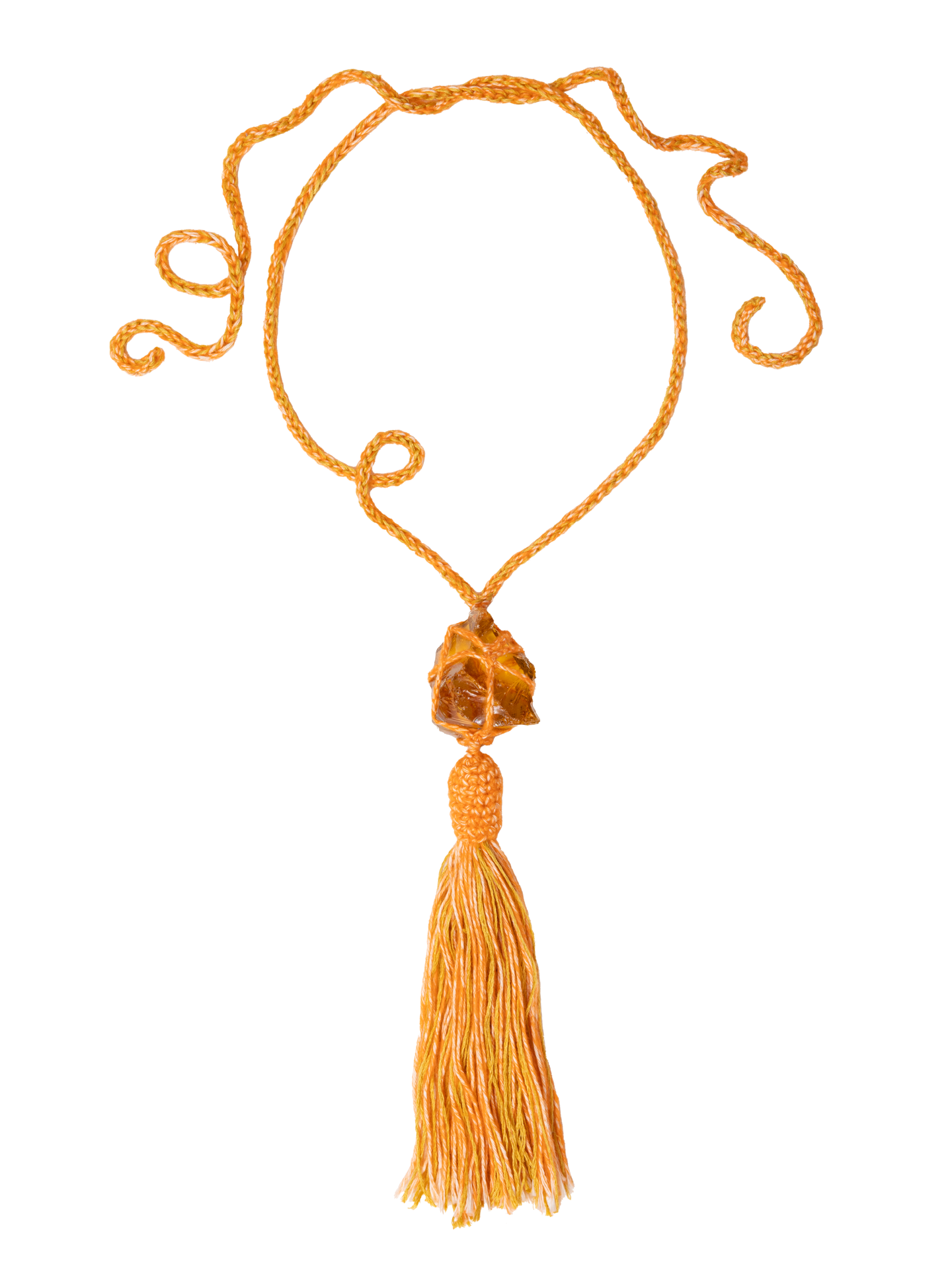 COLLAR LAPILUS - NARANJA